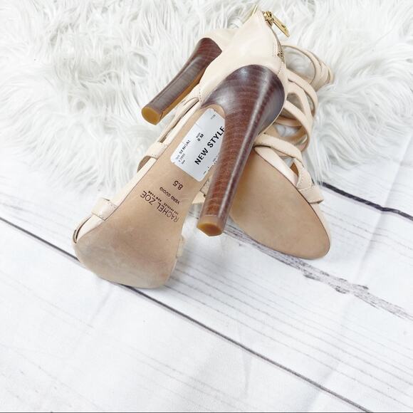 🆕‎ Rachel Zoe Women's Senegal Caged Heel Sandals in Cream Size 8.5 - Picture 5 of 10